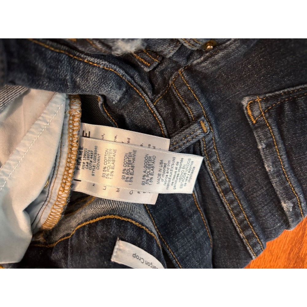 Frame Le Garçon Crop Jeans Size 26 - Picture 7 of 10